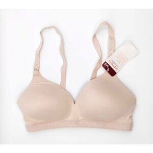 Warners RM1691W Womens Blissful Benefits Wireless Bra Butterscotch Size 34B NEW